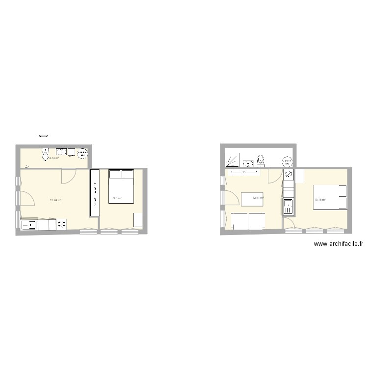 F2 boucherie. Plan de 0 pièce et 0 m2