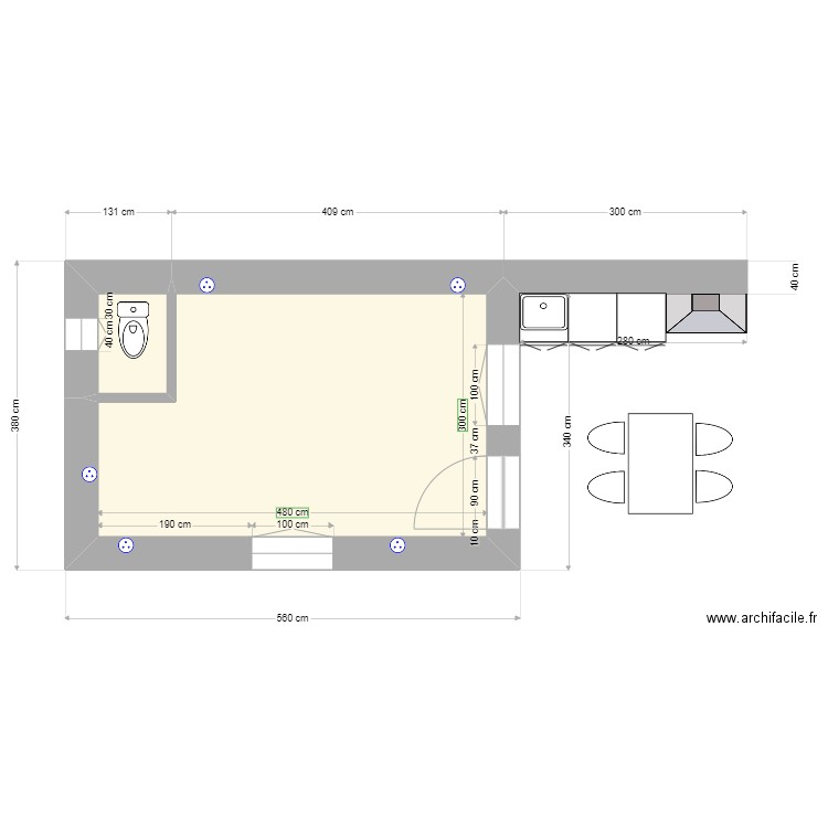 Cabane-spa2. Plan de 0 pièce et 0 m2