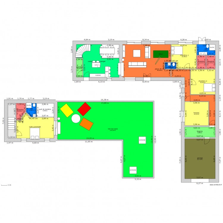 manoir de Quillimadec. Plan de 0 pièce et 0 m2