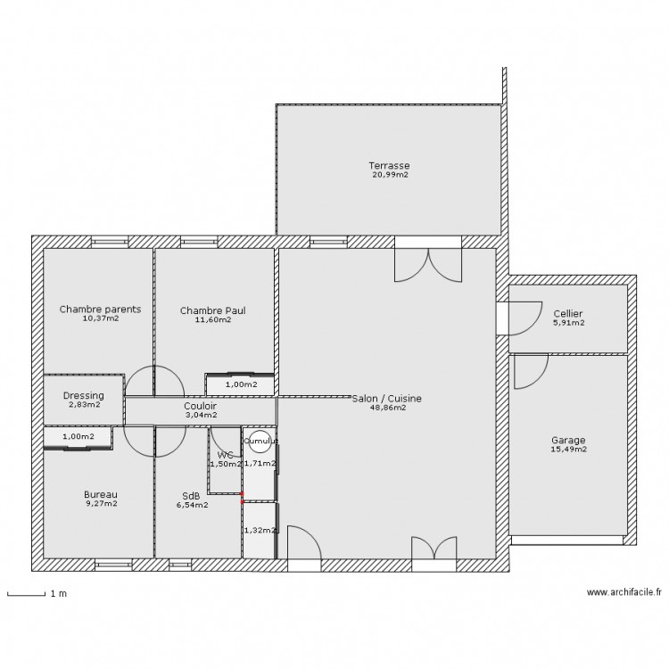 Baziège. Plan de 0 pièce et 0 m2