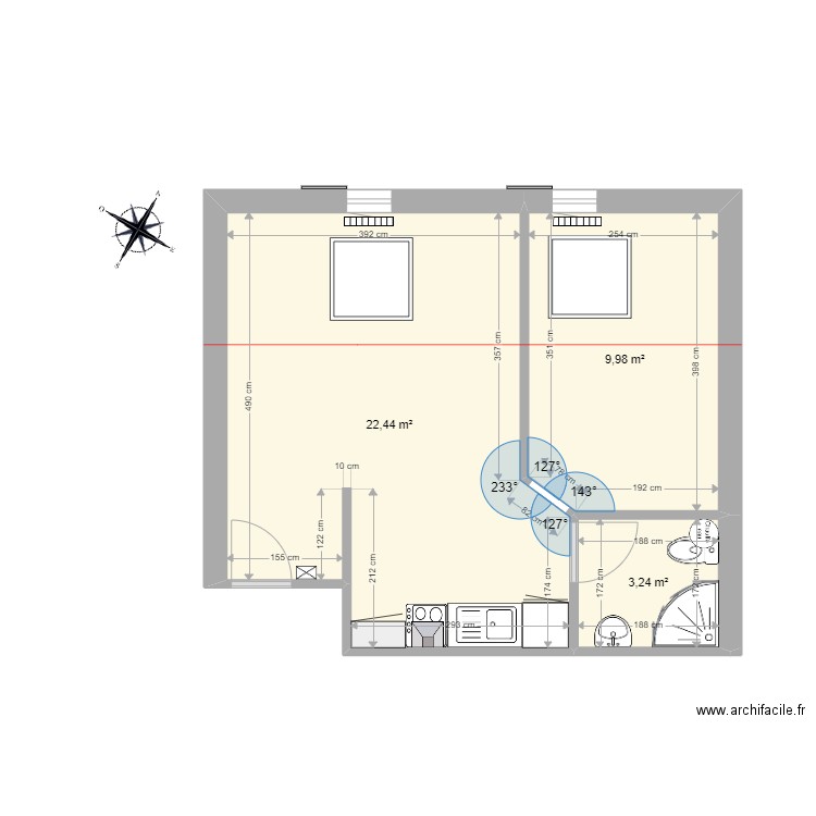 Appartement 34 quai Victor Hugo à Bar le Duc. Plan de 0 pièce et 0 m2