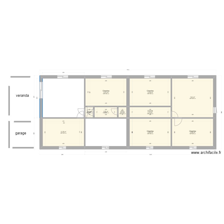 2 villas de 3 chambres. Plan de 0 pièce et 0 m2