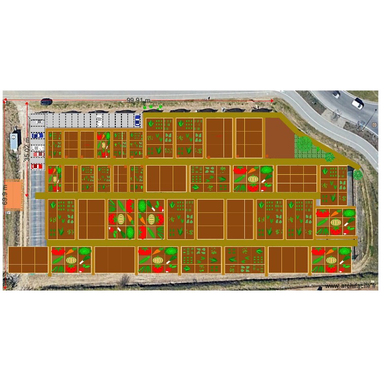 Projet Carraire du Santon 1. Plan de 0 pièce et 0 m2