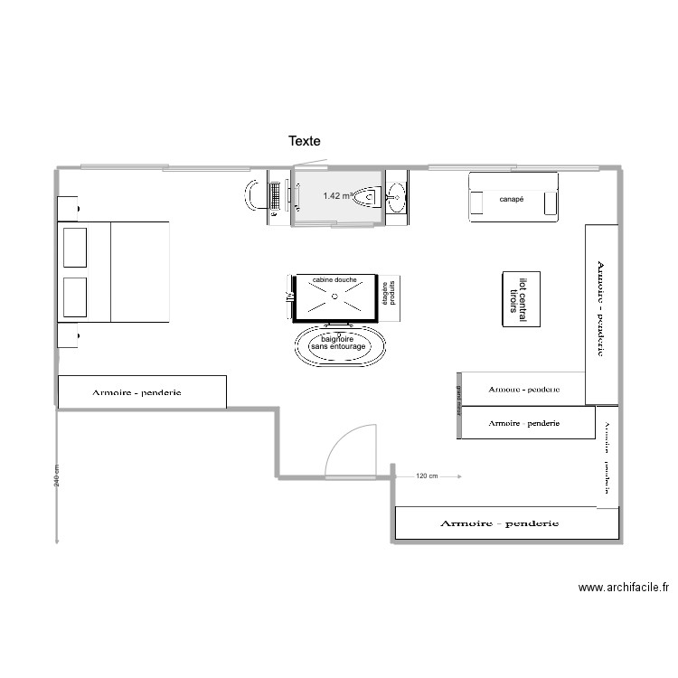 Master Sanae. Plan de 0 pièce et 0 m2