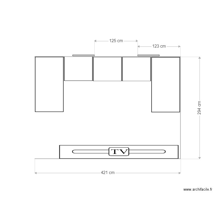 salon. Plan de 0 pièce et 0 m2