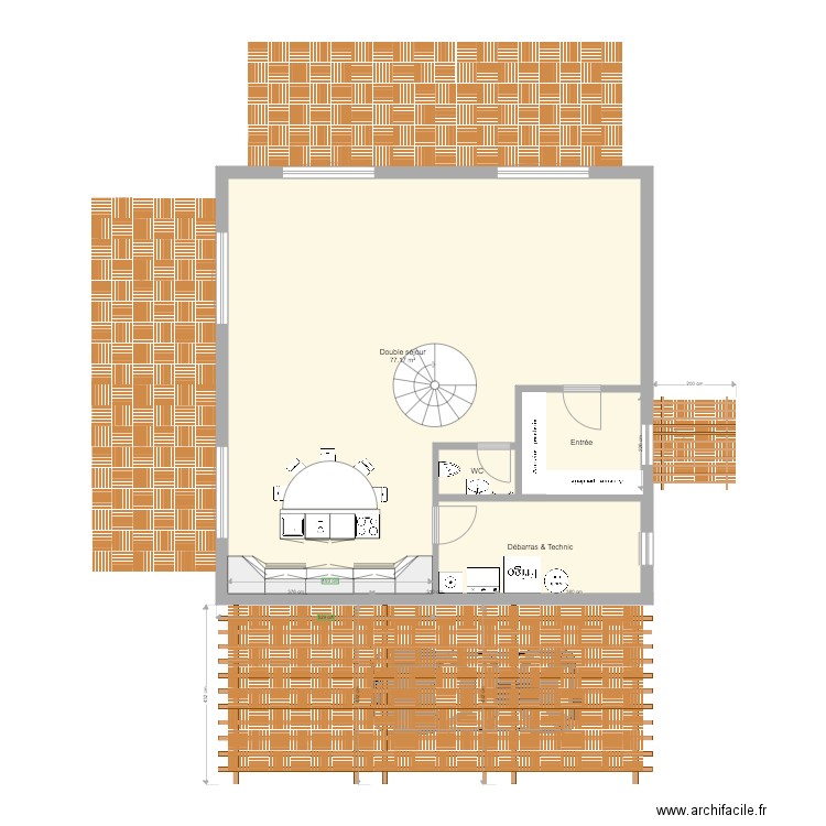 ZERENDA. Plan de 0 pièce et 0 m2