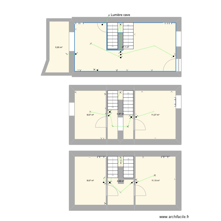 blc elec 2. Plan de 0 pièce et 0 m2