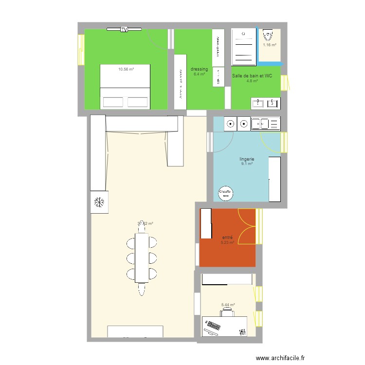 maison. Plan de 0 pièce et 0 m2