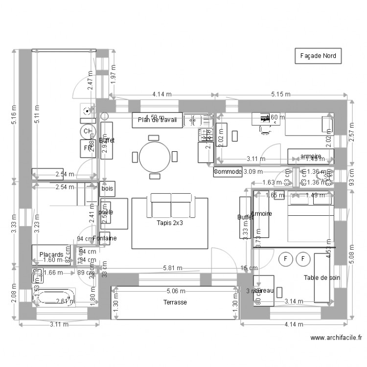 Plan maison Balança 1 juillet 2015. Plan de 0 pièce et 0 m2