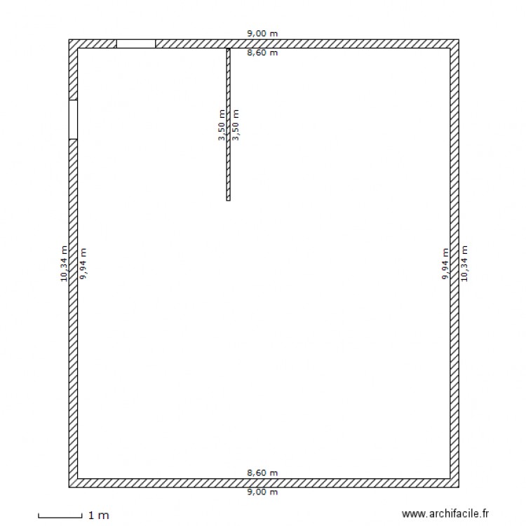 Extension maison . Plan de 0 pièce et 0 m2