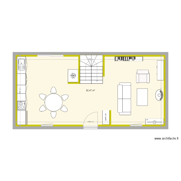 MAISON RIEC . Plan de 0 pièce et 0 m2