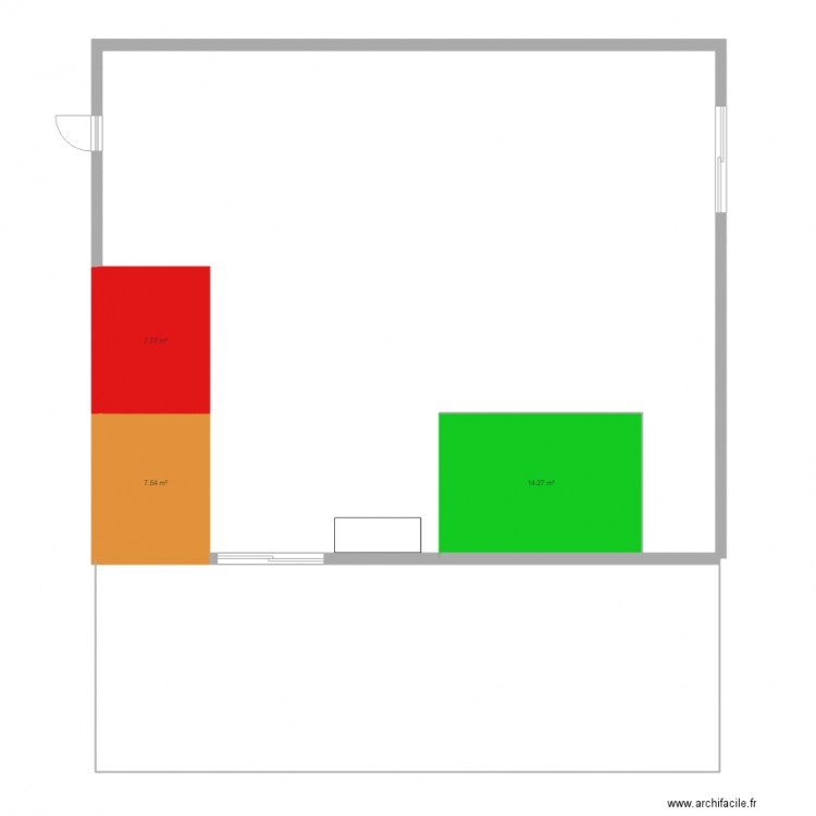 Chambre froide. Plan de 0 pièce et 0 m2