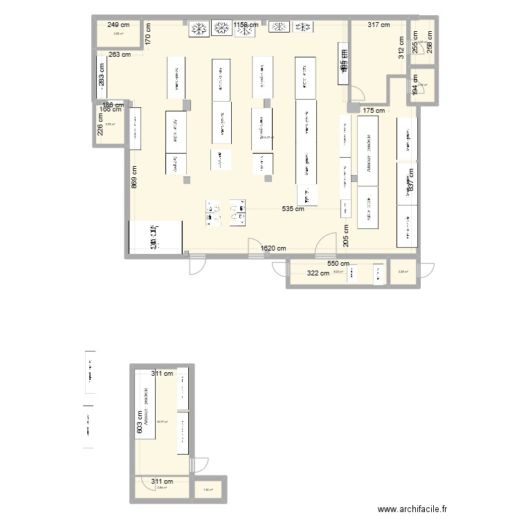 stop and shop 5. Plan de 10 pièces et 263 m2