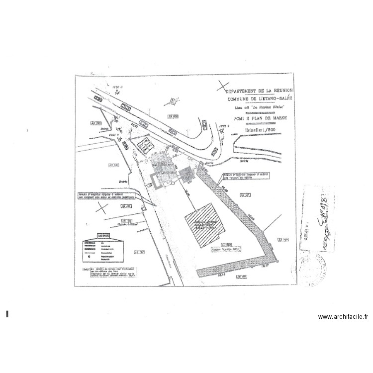 plan de masse. Plan de 0 pièce et 0 m2