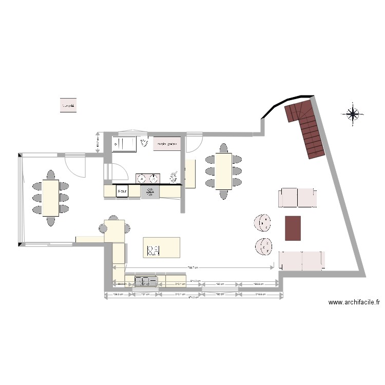 le mas sd. Plan de 0 pièce et 0 m2