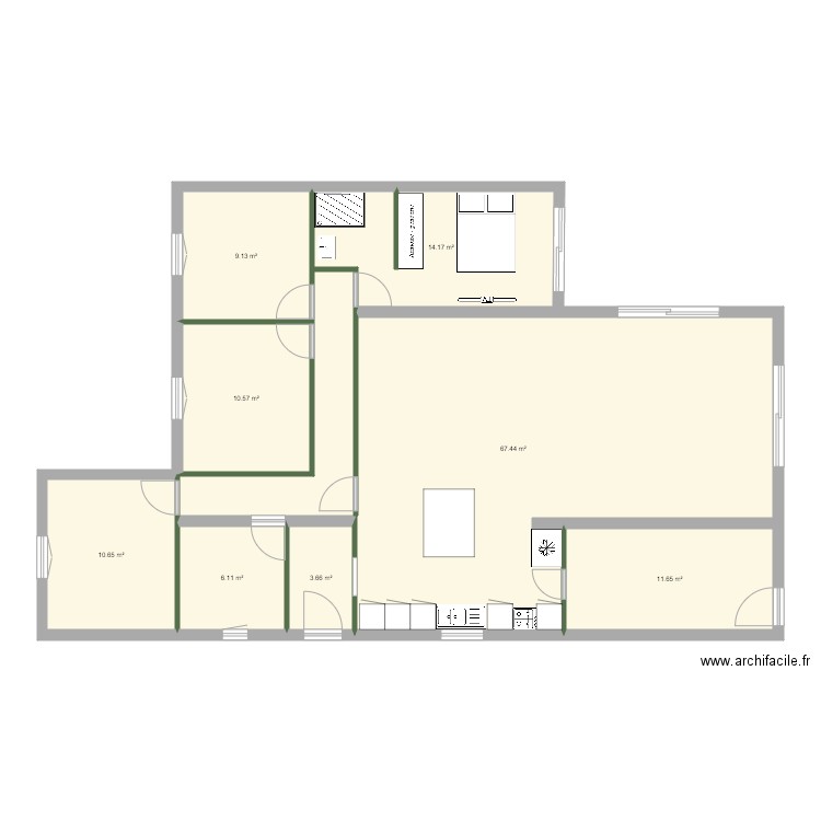 PLAN PROJET BORDEAU. Plan de 0 pièce et 0 m2