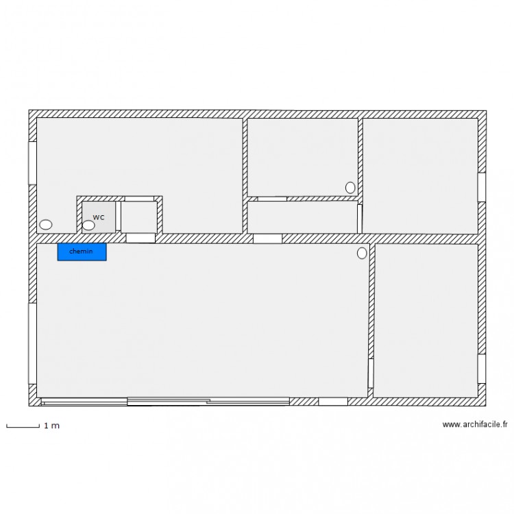 projet maison theillay plan rdc. Plan de 0 pièce et 0 m2