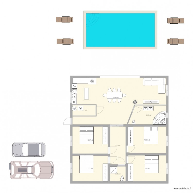 PLABN 1. Plan de 0 pièce et 0 m2