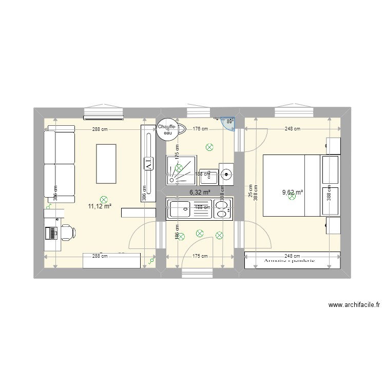 PARIS 18. Plan de 0 pièce et 0 m2