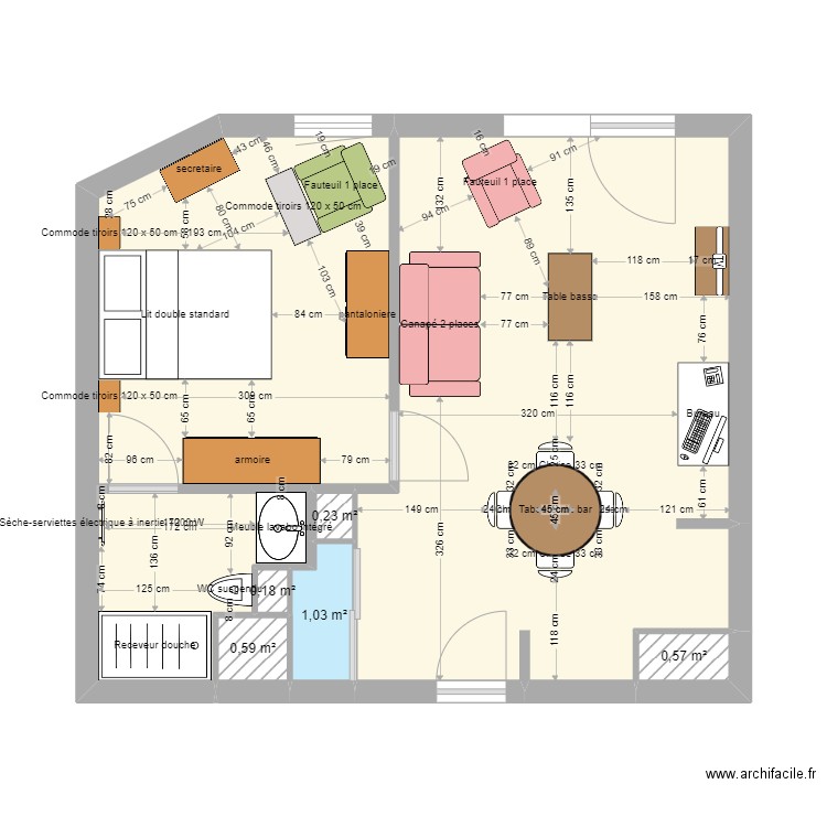 projet chambery 2. Plan de 0 pièce et 0 m2