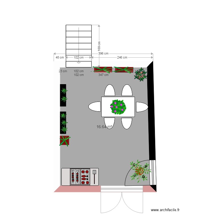 Terrasse Version 3. Plan de 0 pièce et 0 m2