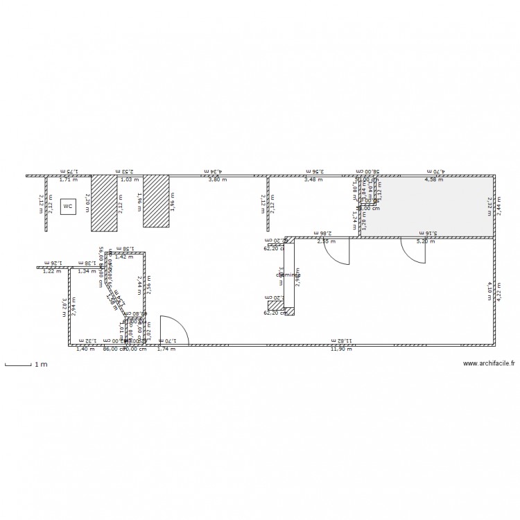 vieille ferme rc. Plan de 0 pièce et 0 m2