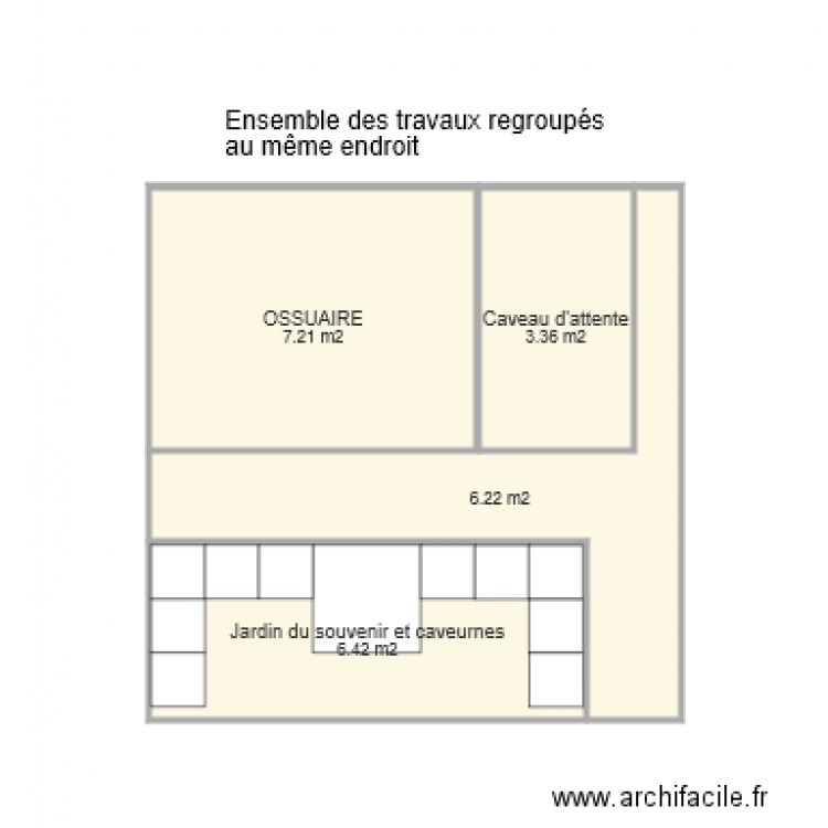 Cimetière. Plan de 0 pièce et 0 m2