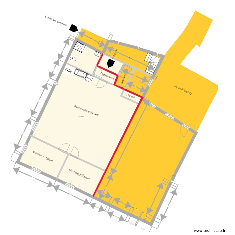 st hilaire des loges plan appartements. Plan de 0 pièce et 0 m2