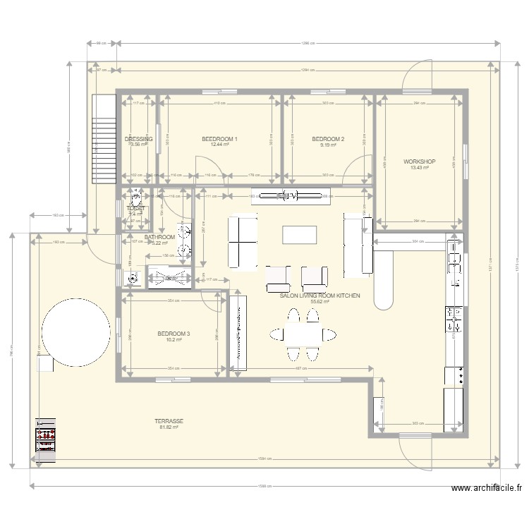 plan maison prokat. Plan de 0 pièce et 0 m2