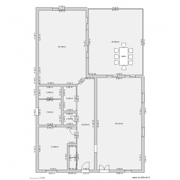 REZ DE CHAUSSEE2. Plan de 0 pièce et 0 m2