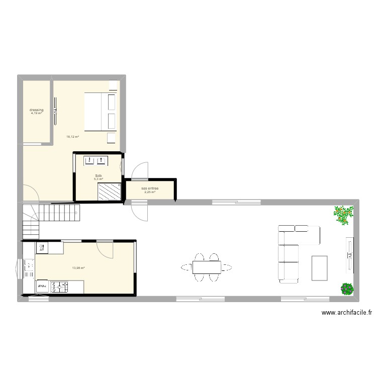 maison fontaines. Plan de 0 pièce et 0 m2