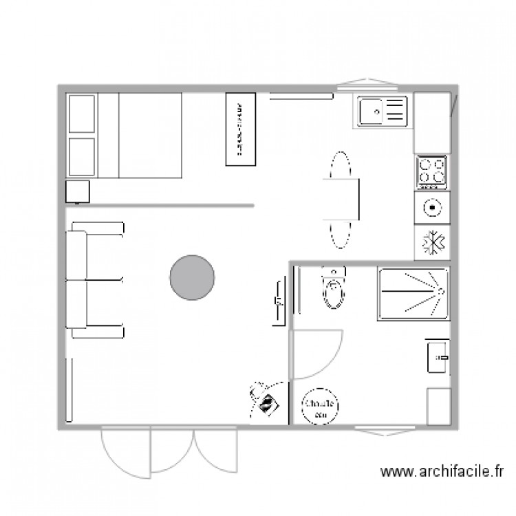 studio catteau. Plan de 0 pièce et 0 m2