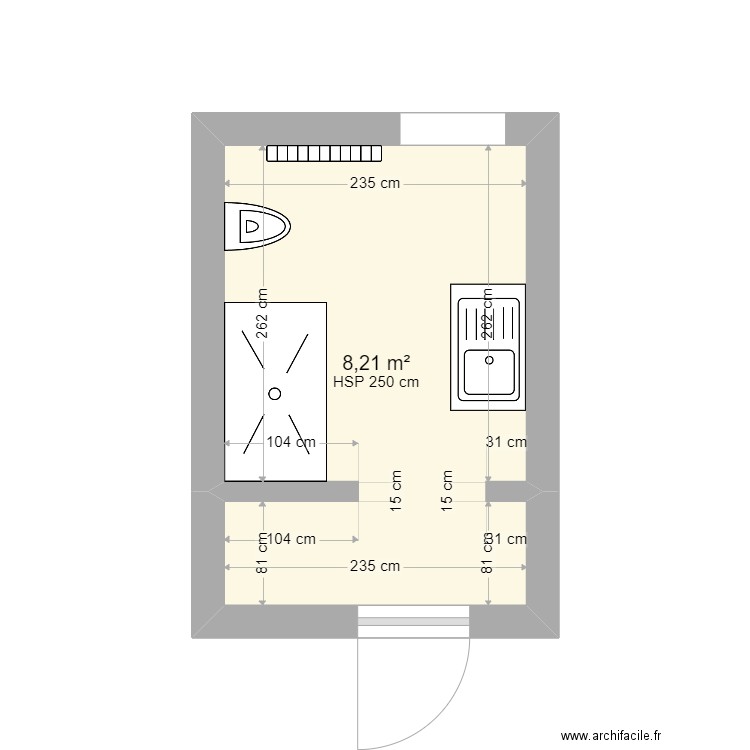 SDB Bas 2. Plan de 0 pièce et 0 m2