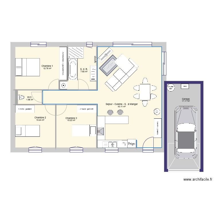 maison 4. Plan de 0 pièce et 0 m2