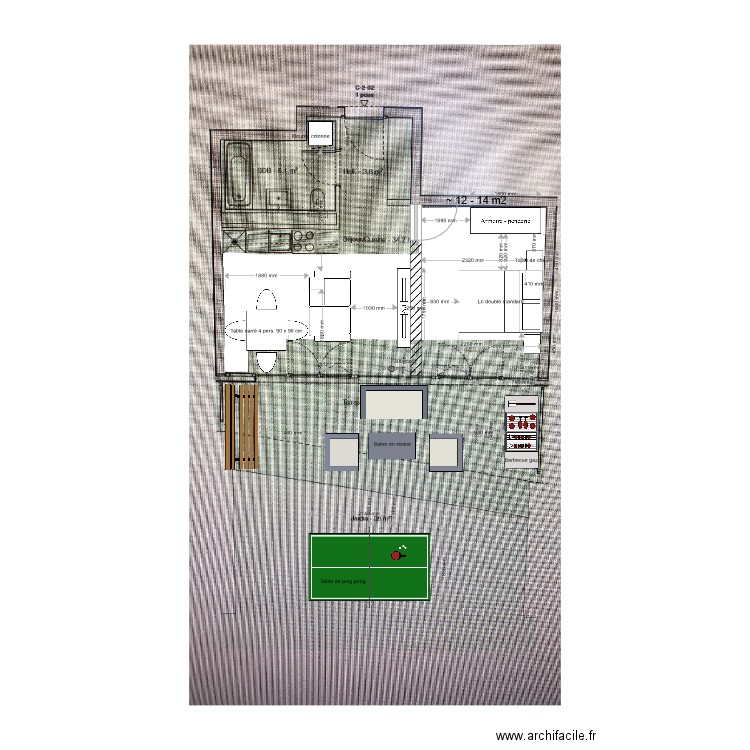 Oréades. Plan de 0 pièce et 0 m2