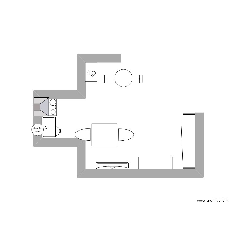 cuisine PRCI. Plan de 0 pièce et 0 m2