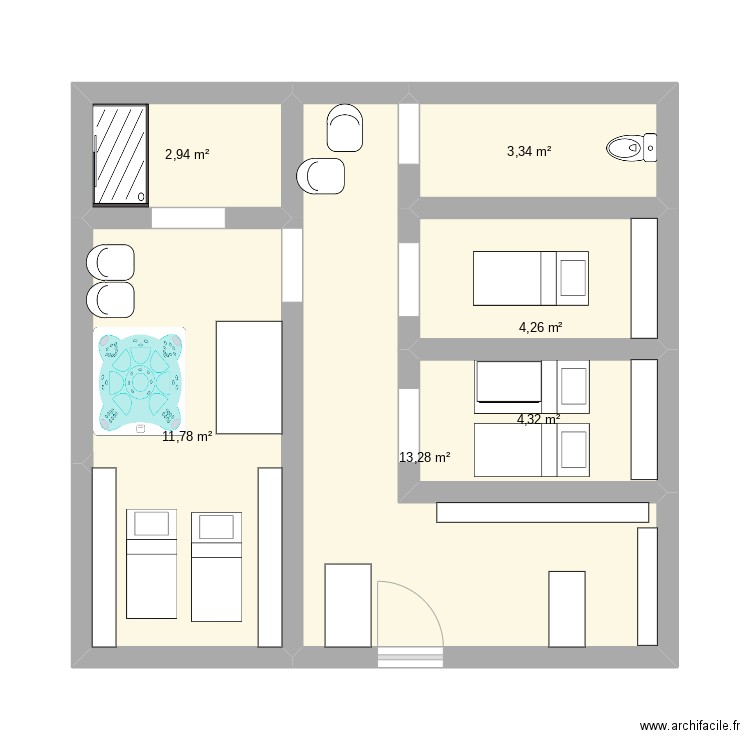 plan dossier exaamen . Plan de 0 pièce et 0 m2