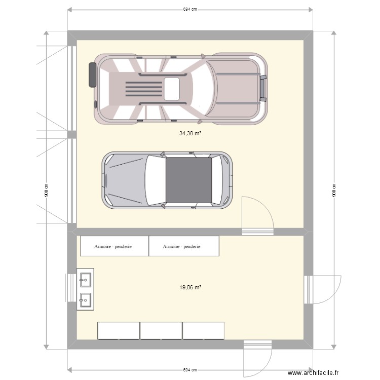 essai alan. Plan de 0 pièce et 0 m2