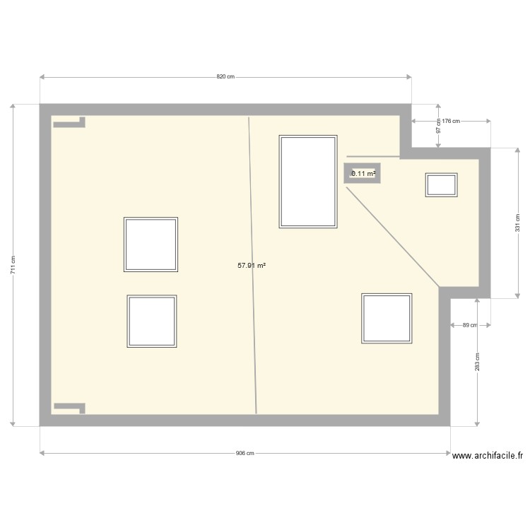 Toiture . Plan de 0 pièce et 0 m2