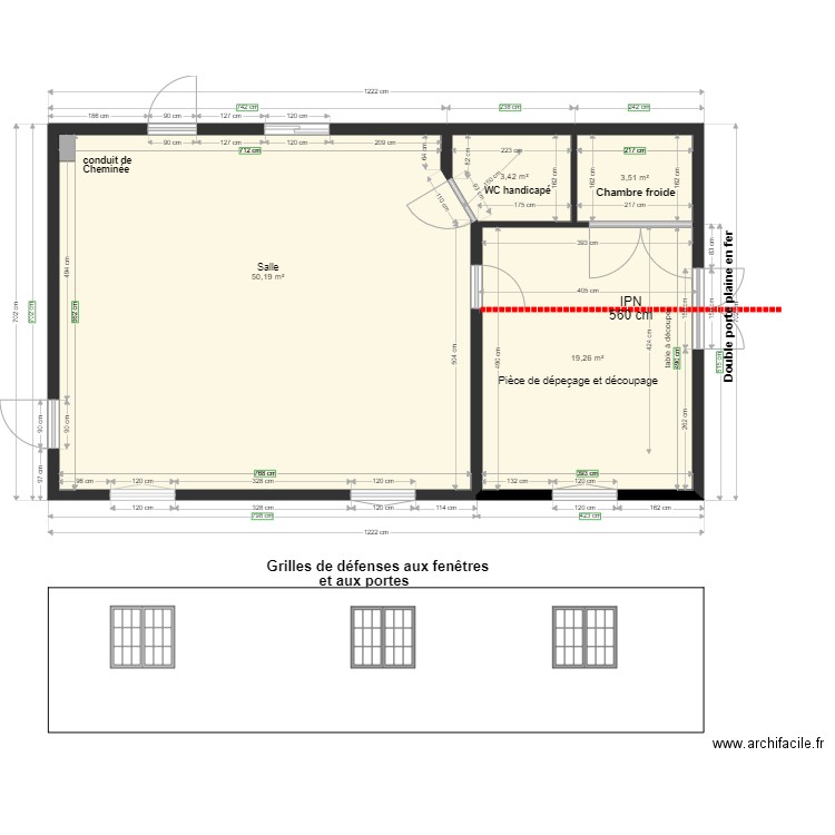 Pavillon de chasse. Plan de 0 pièce et 0 m2