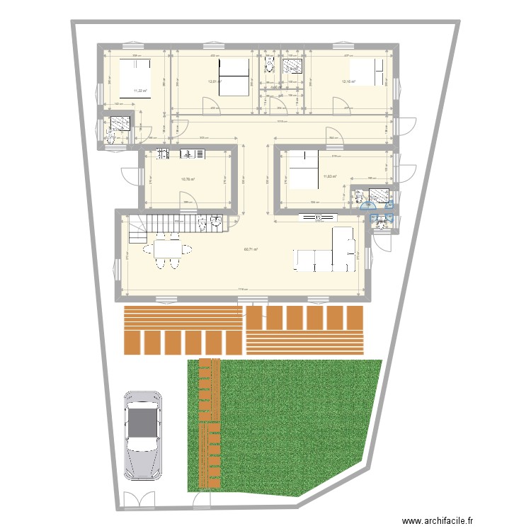 Plan 01 11 2022 CHANTAL . Plan de 0 pièce et 0 m2