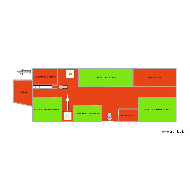 restoco. Plan de 0 pièce et 0 m2