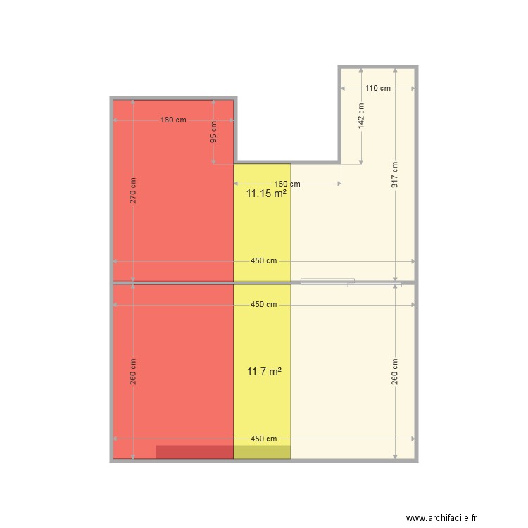 appart. Plan de 0 pièce et 0 m2