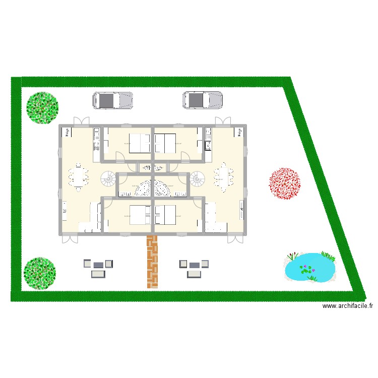 maisons la plaine. Plan de 0 pièce et 0 m2