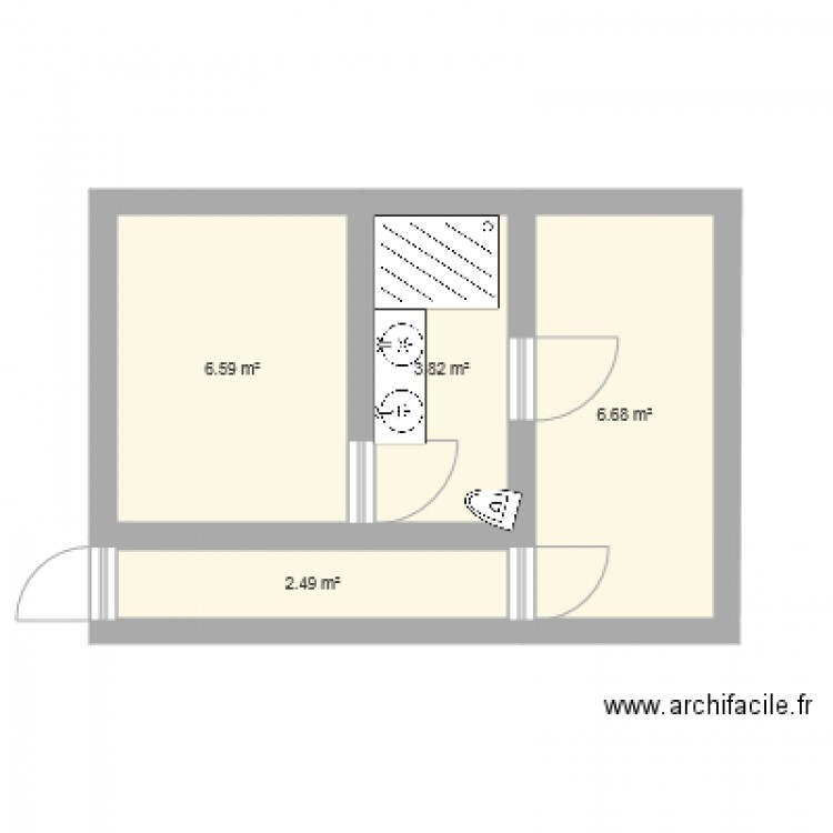 maison. Plan de 0 pièce et 0 m2