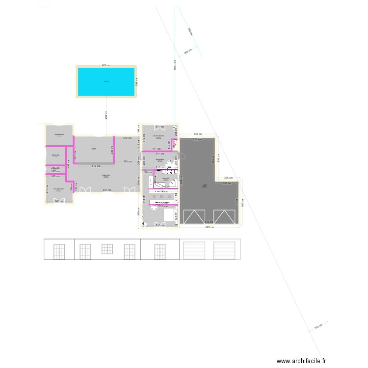 GASTES 5 M BIS Beige. Plan de 12 pièces et 272 m2