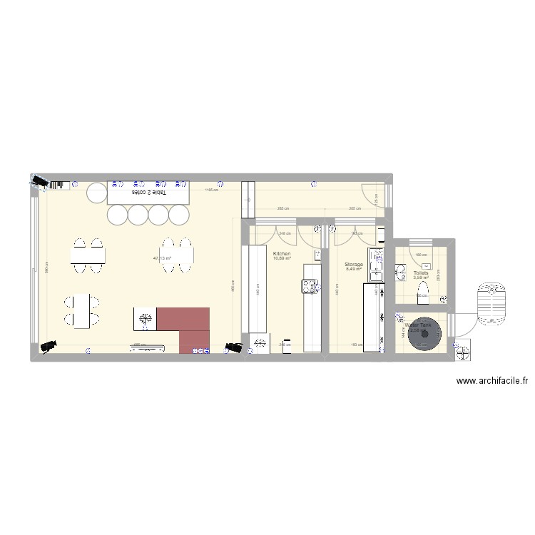 Restaurant pour notre avenir 6. Plan de 0 pièce et 0 m2