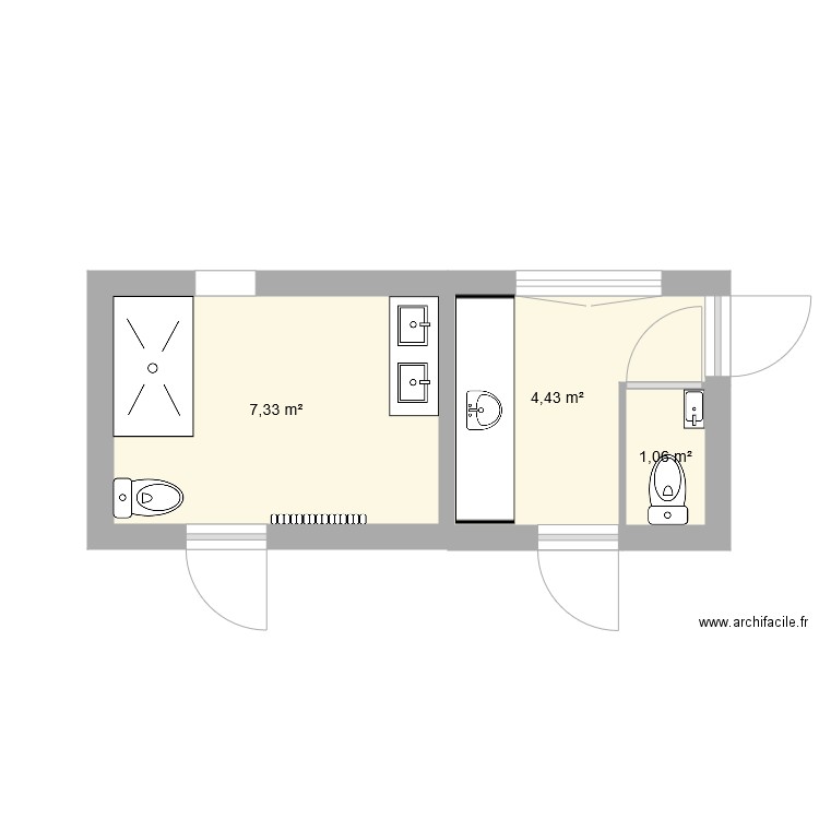 SbB 1er Chaminade. Plan de 0 pièce et 0 m2