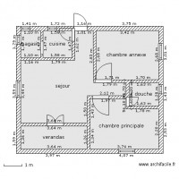 plan petite maison moderne