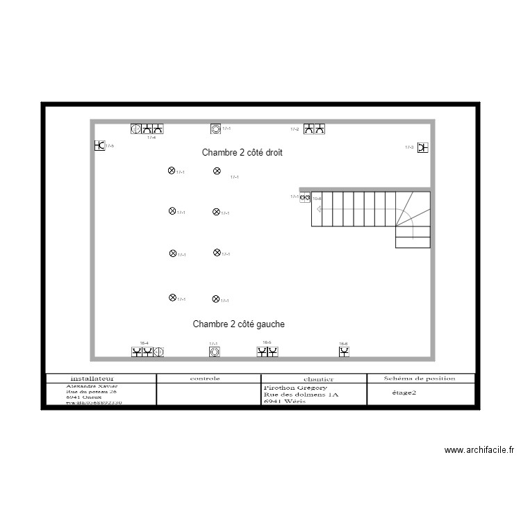 étage2 pirogreg. Plan de 0 pièce et 0 m2